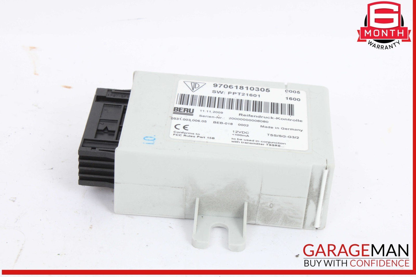 10-16 Porsche Panamera S 970 Tire Pressure Monitor TPMS Control Module Unit OEM
