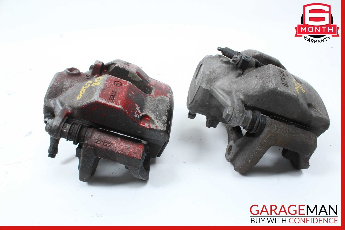08-14 Mercedes W204 C300 C350 Front Brake Calipers Left and Right Set OEM