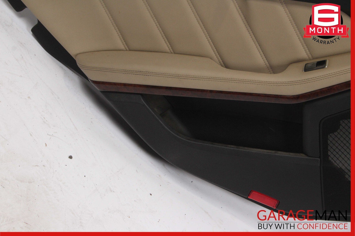 10-13 Mercedes W212 E550 Rear Left Side Interior Door Panel Assembly Beige