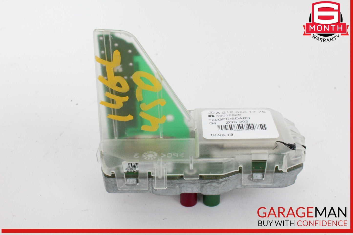 12-20 Mercedes X166 GL450 4MATIC Top Shark Fin Antenna Roof GPS 2128201775 OEM