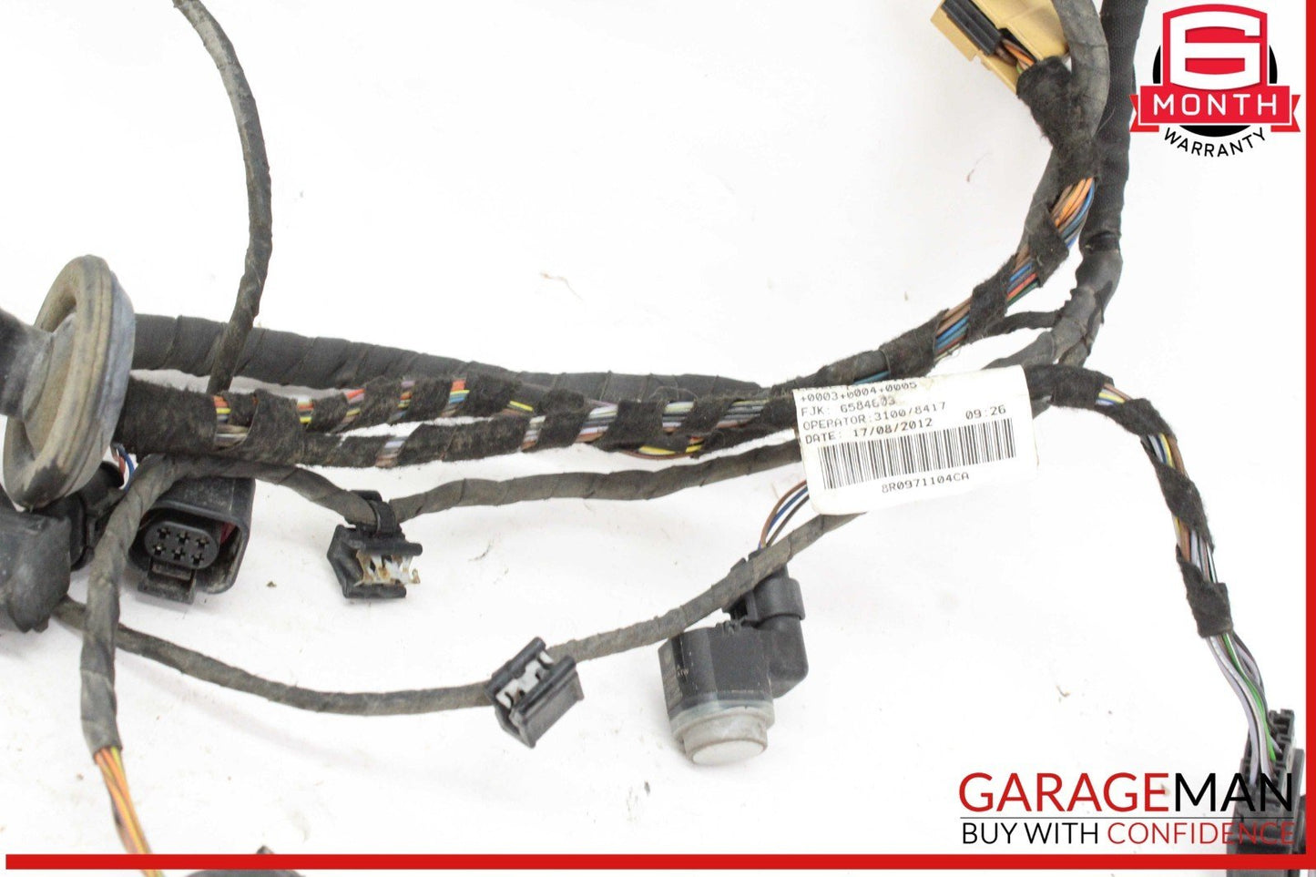 13-17 Audi Q5 SQ5 Rear Bumper Park Parking Sensor Wire Wiring Harness OEM