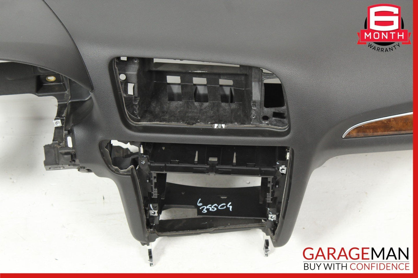 09-17 Audi Q5 Front Dash Dashboard Instrument Panel Cover Trim Assembly Black