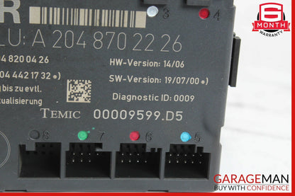 08-14 Mercedes W204 C350 Front Right Passenger Side Door Control Module Unit OEM