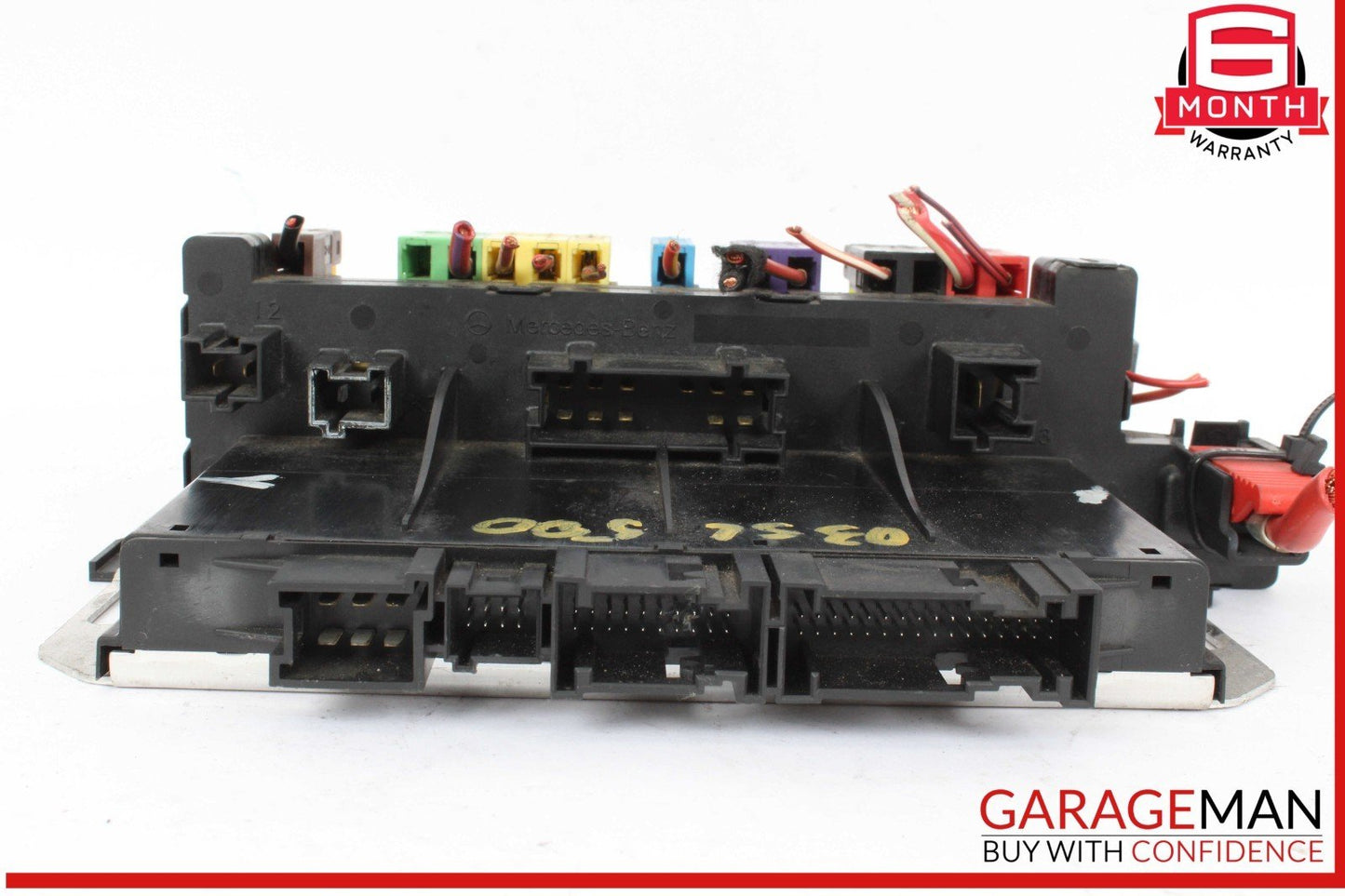 03-12 Mercedes R230 SL500 SL55 AMG SL550 Rear SAM Fuse Box Relay Module OEM