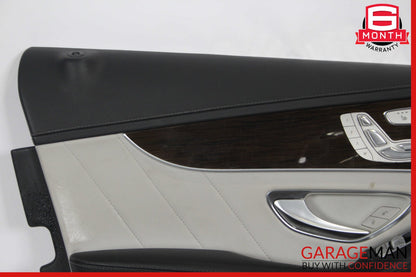 15-20 Mercedes W205 C400 C350e Front Left Interior Door Panel Trim Cover Assy