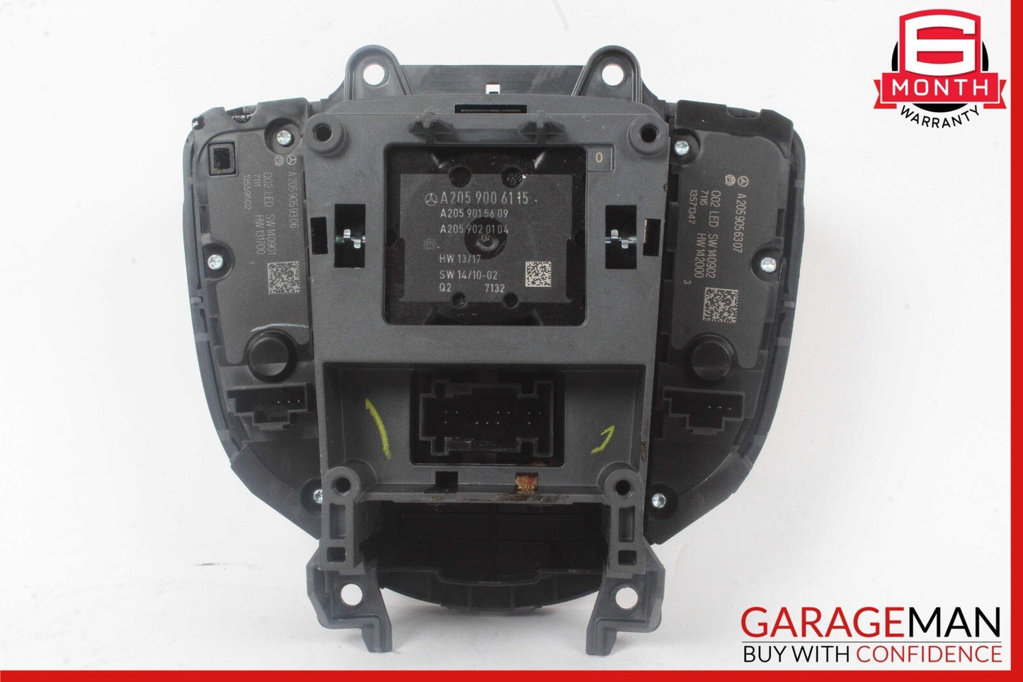 16-18 MERCEDES W205 C300 CENTER CONSOLE RADIO AUDIO CONTROL SWITCH OEM