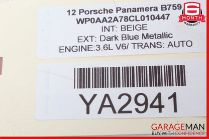 10-13 Porsche Panamera 970 Rear View Backup Camera Control Module Unit OEM