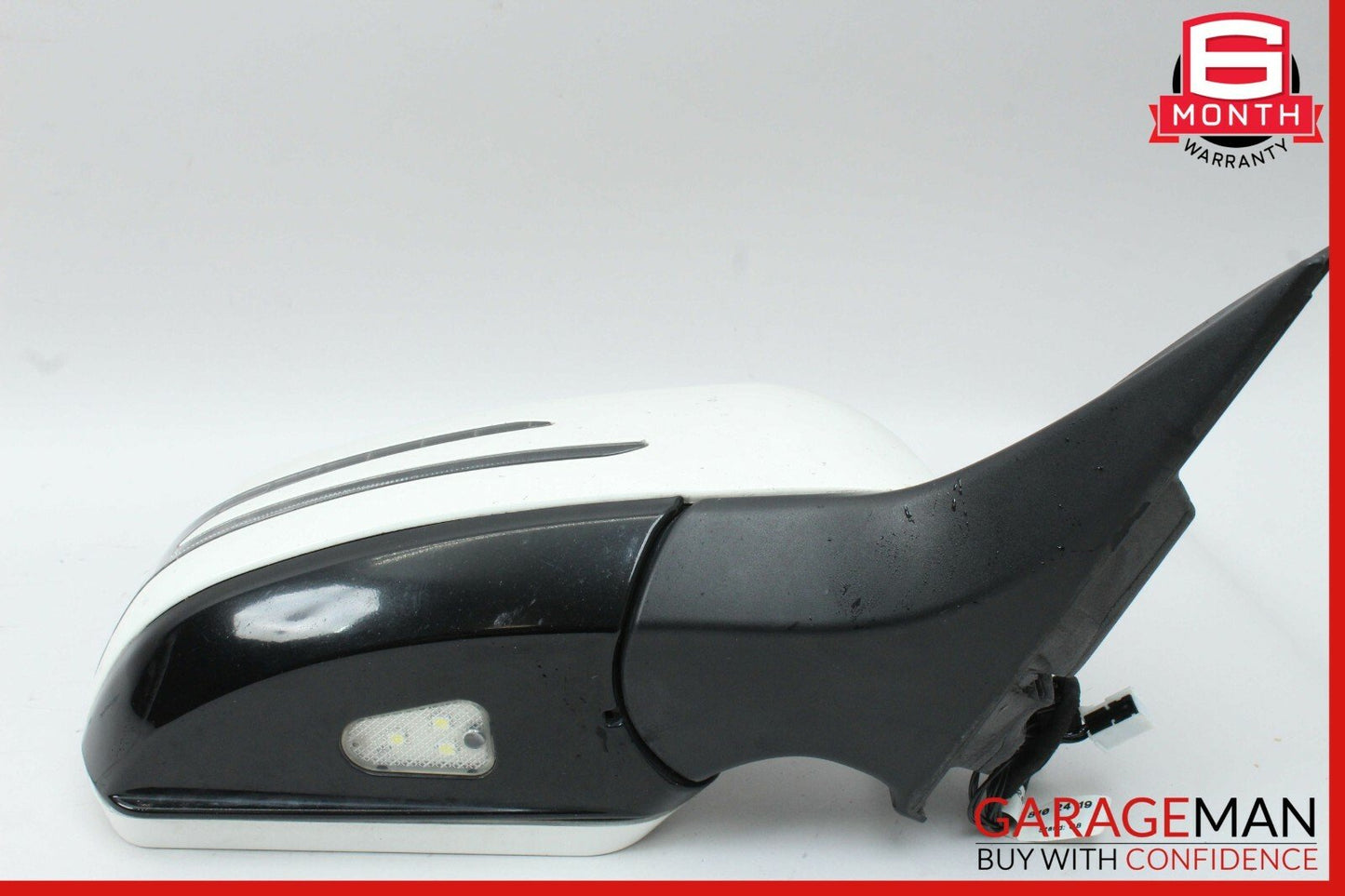 10-11 Mercedes W204 C280 C300 Front Right Side Mirror Door Rear View White