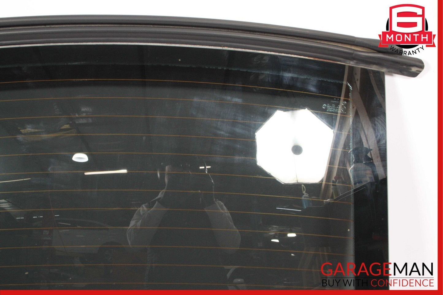 03-11 Mercedes R230 SL500 Rear Windshield Window Auto Glass Trim Panel Assembly