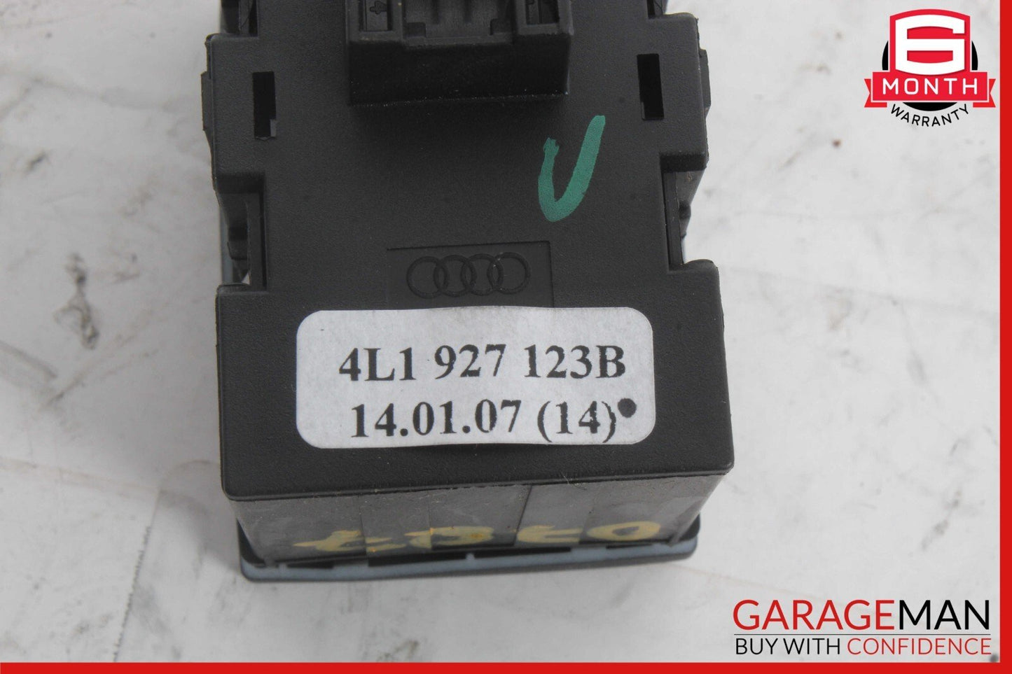 07-09 Audi Q7 4L Valet Check Timer Trip Control Switch Panel 4L1927123B OEM