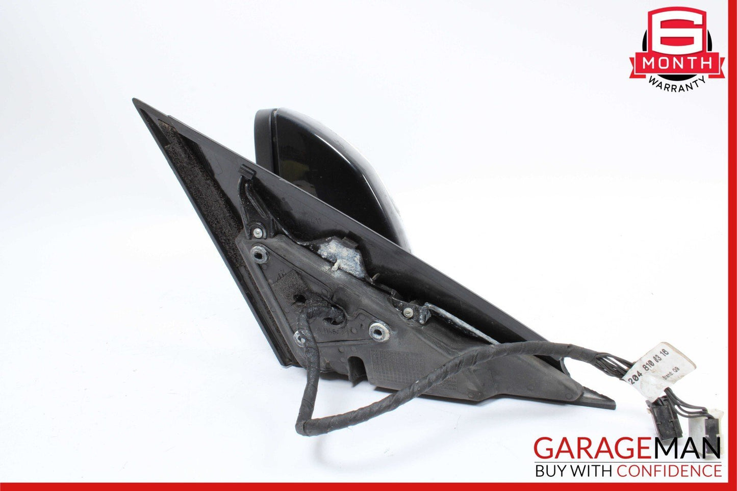 08-09 Mercedes W204 C300 C350 Front Left Side Mirror Rear View Door Black
