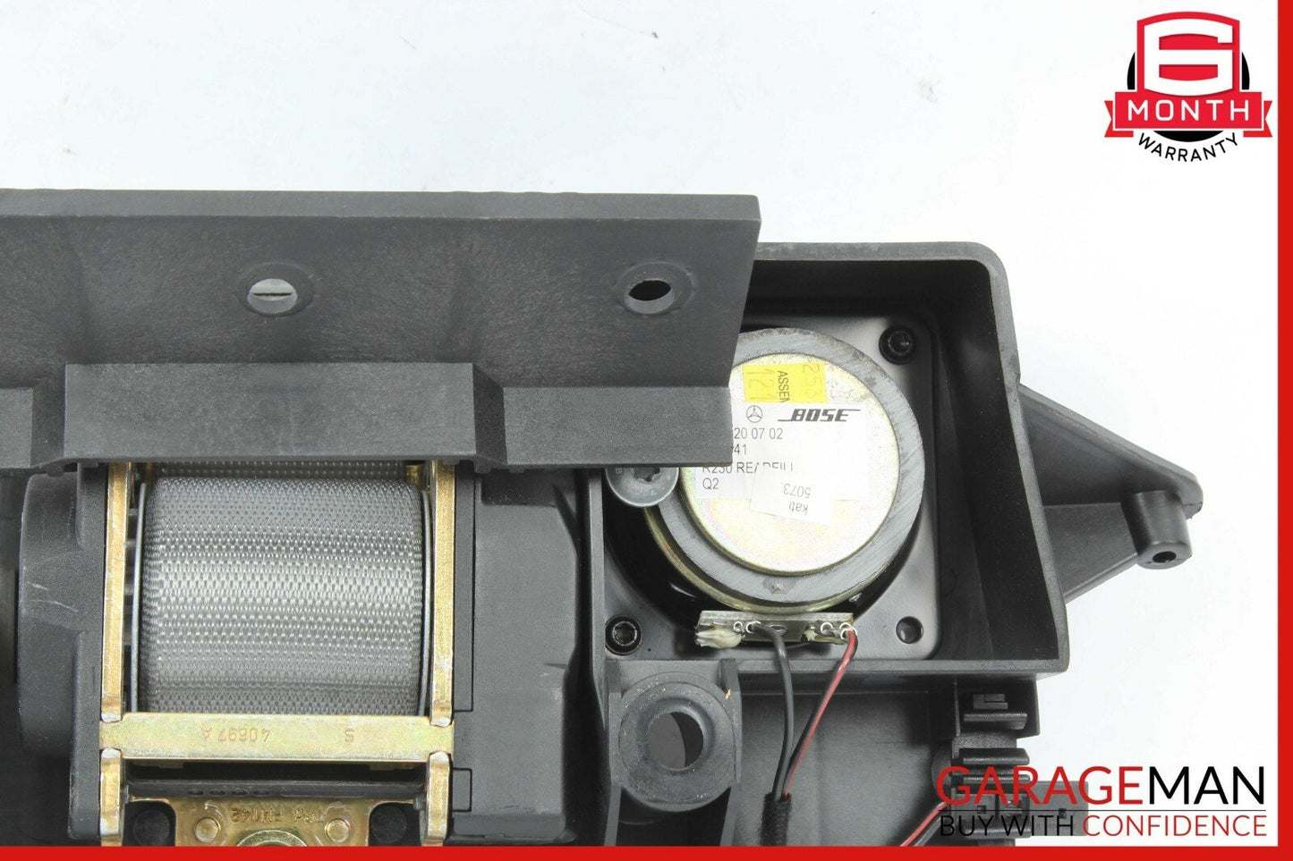 03-06 MERCEDES R230 SL500 REAR LEFT DRIVER LUGGAGE BELT BOSE SPEAKER A83 OEM
