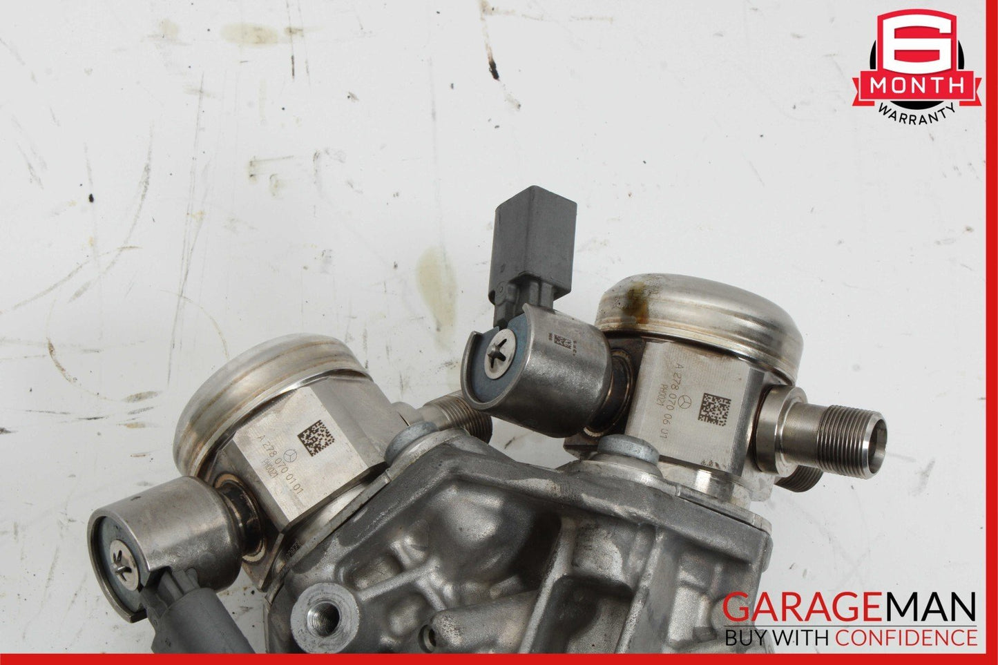11-14 Mercedes W216 CL550 S550 4.7 Engine High Pressure Fuel Pump Housing Assy
