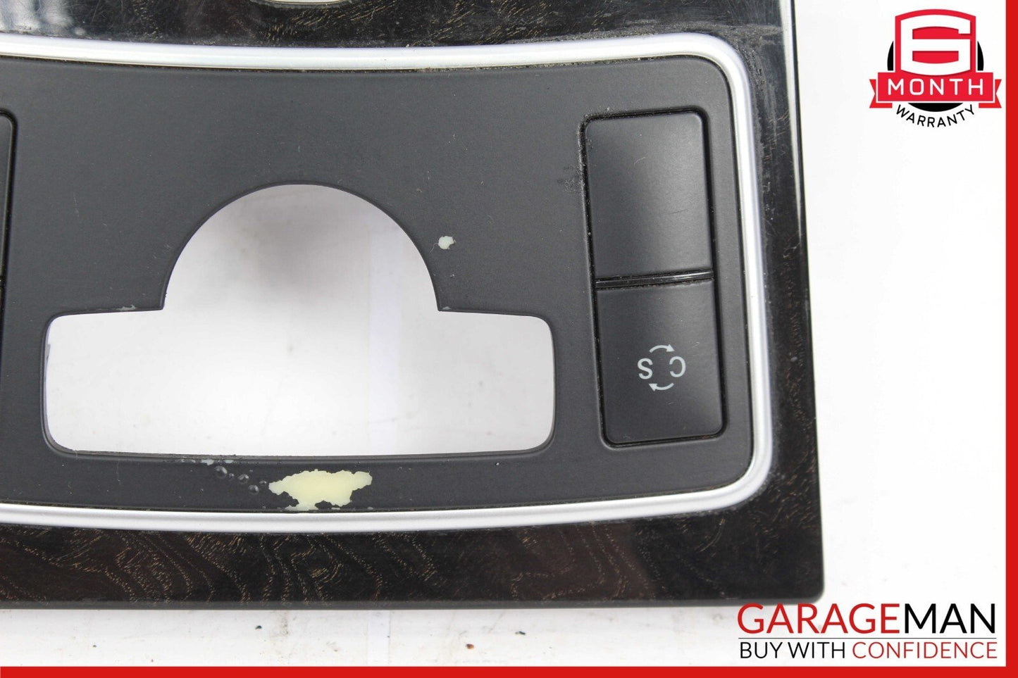 10-13 Mercedes W212 E350 E250 Center Console Switch Trim Cover Bezel Black