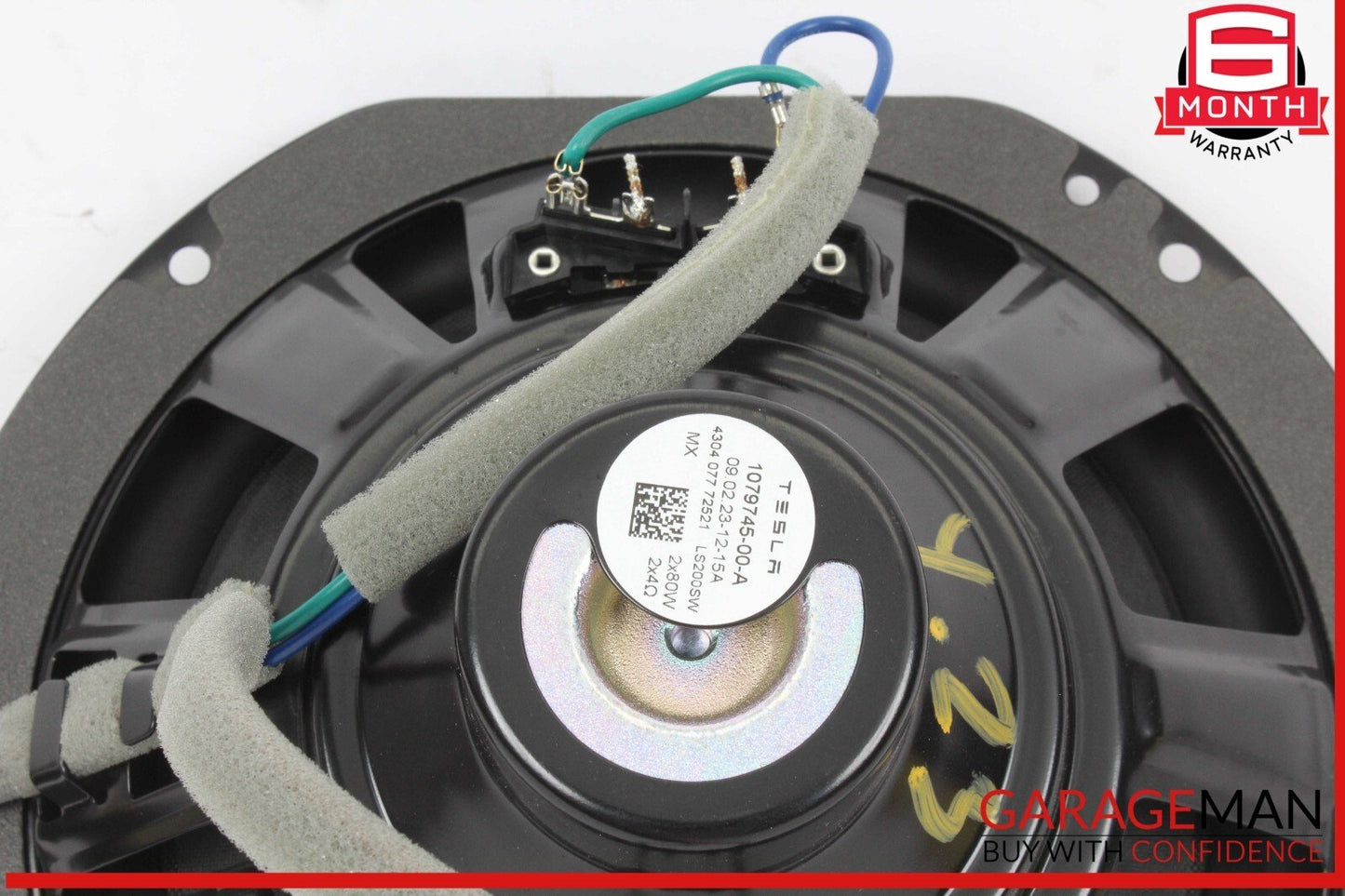 17-23 Tesla Model Y 3 Rear Trunk Subwoofer Sub Woofer Audio Sound Speaker OEM
