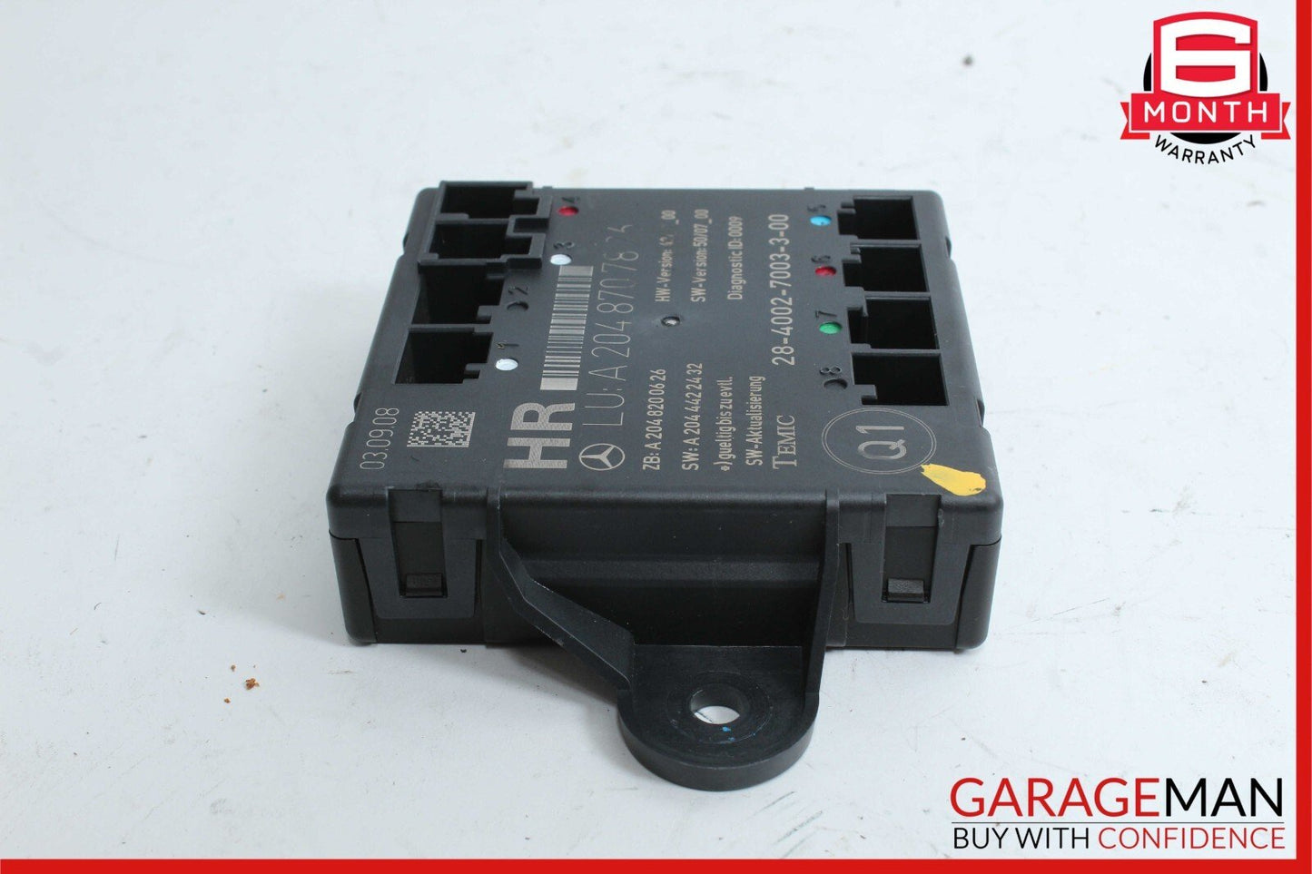 08-18 Mercedes W204 C300 C350 CLS500 Rear Right Side Door Control Module Unit