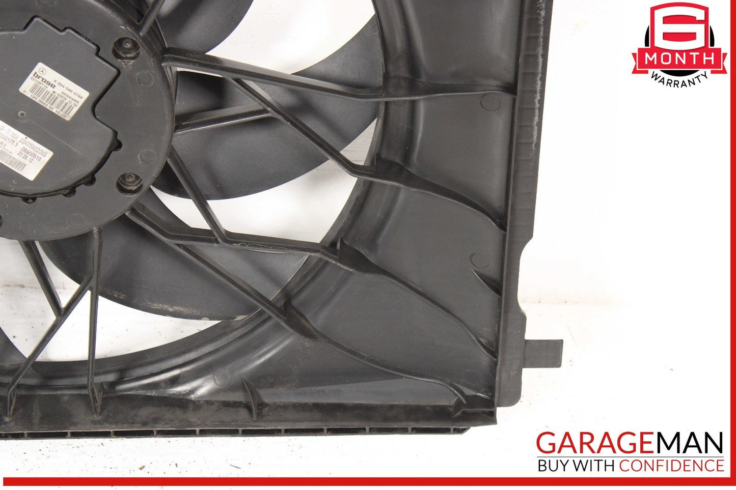 08-20 Mercedes W212 E350 C250 Engine Radiator Cooling Fan Motor Shroud Assy OEM