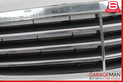 05-07 Mercedes W203 C230 Front Hood Radiator Grille Grill Trim Cover Chrome OEM