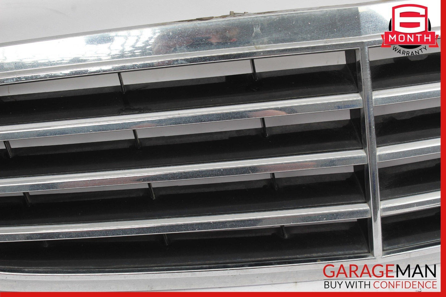 05-07 Mercedes W203 C230 Front Hood Radiator Grille Grill Trim Cover Chrome OEM