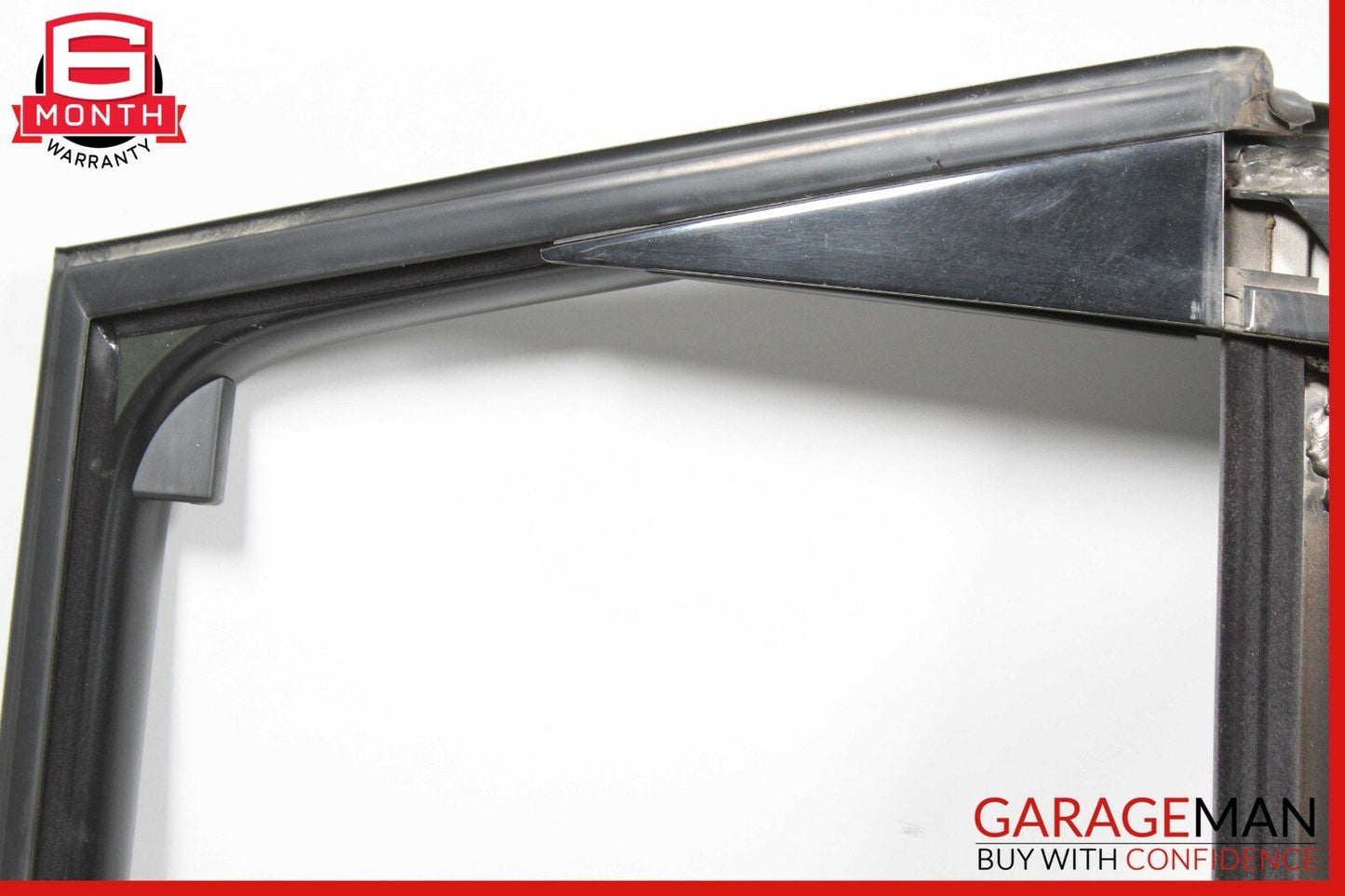 03-06 Porsche Cayenne 955 Rear Left Side Door Plate Window Frame Panel Assembly