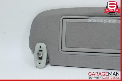 07-13 Mercedes W221 S550 Front Right Sun Visor Shade Sunvisor Grey Suede OEM