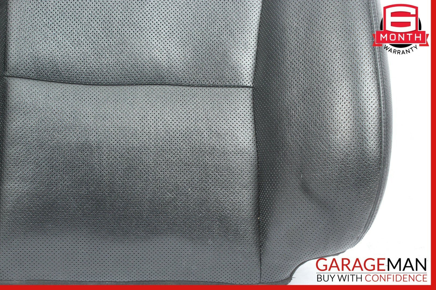 10-13 Mercedes W221 S500 Top Upper Seat Cushion Front Left Driver Side Black OEM