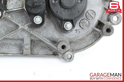 Mercedes W221 S550 E350 Front Left Side Engine Timing Chain Cover Plate OEM