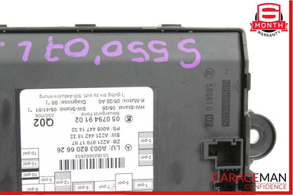 07-09 Mercedes W221 S550 Rear Right / Left Side Door Controller Module Unit
