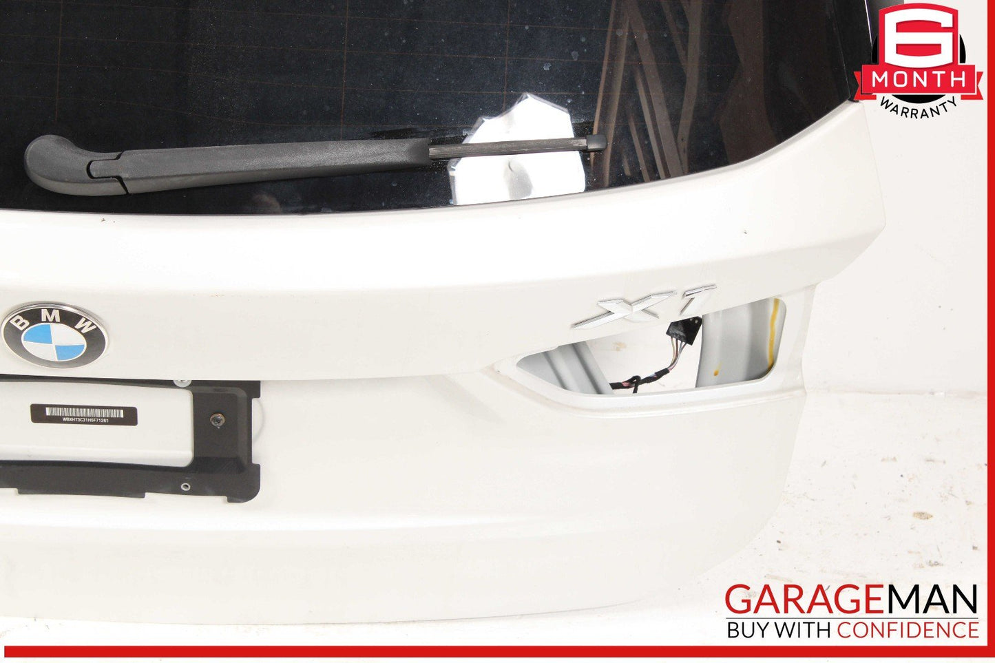 16-22 BMW X1 Trunk Hatch Lid Tailgate Assembly White OEM
