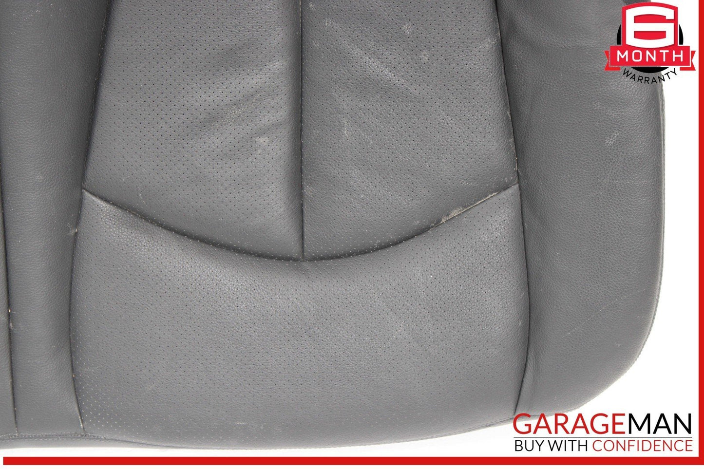 03-06 Mercedes W211 E320 E500 E55 AMG Rear Seat Lower Cushion Leather Black OEM