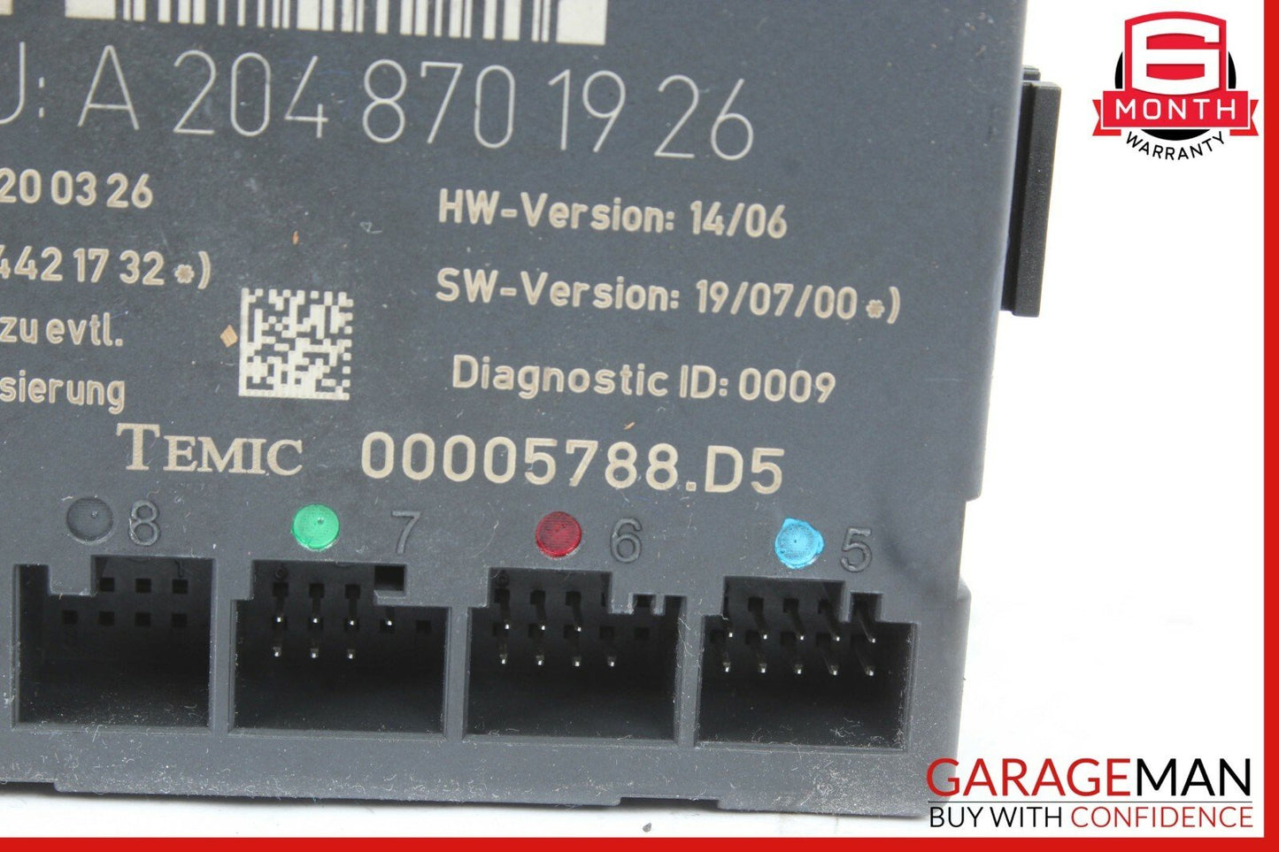 08-14 Mercedes W204 C250 C300 Front Left Side Door Control Module OEM