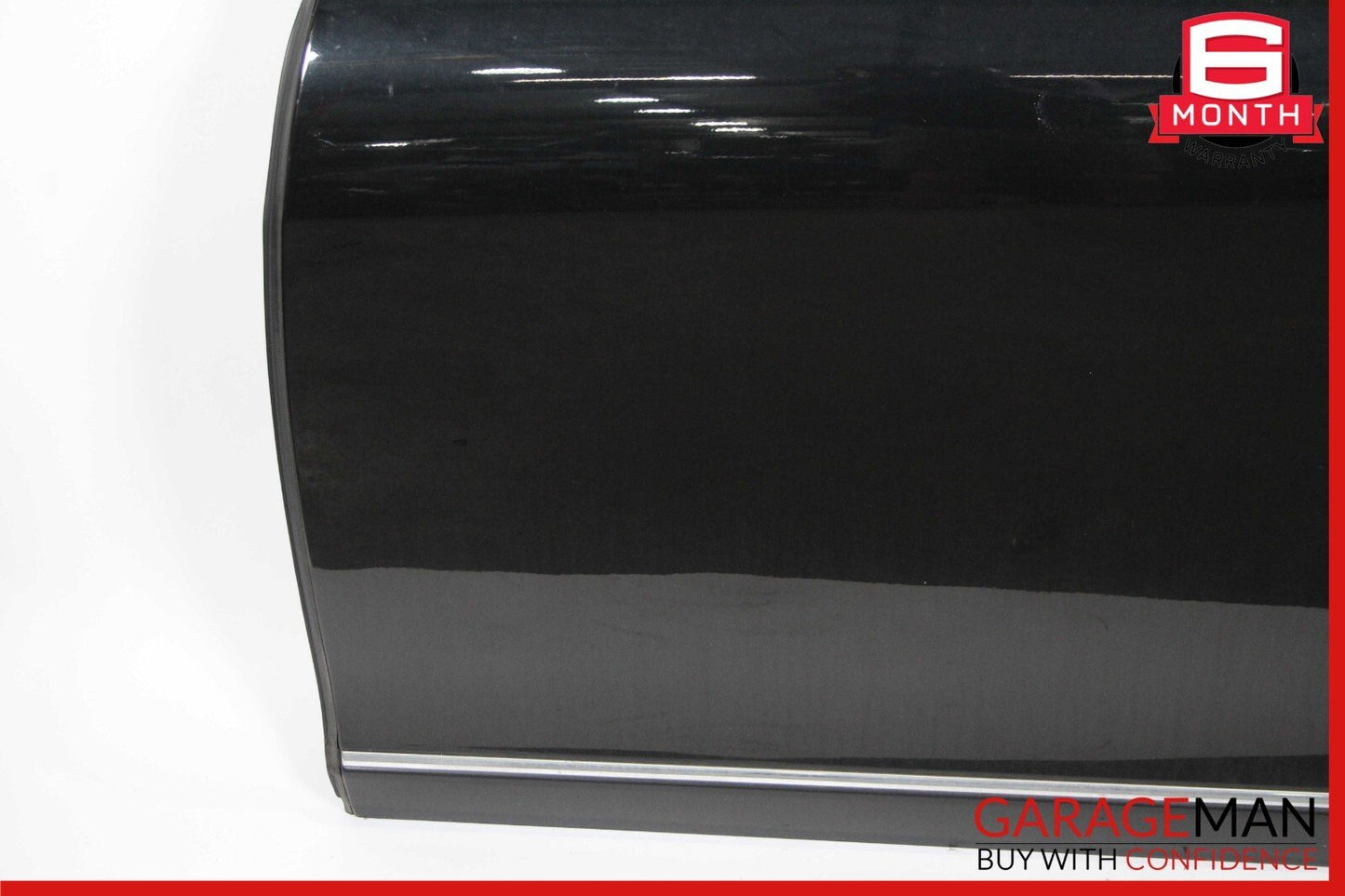 07-13 Mercedes W221 S550 S600 Rear Left Driver Side Exterior Door Shell Black