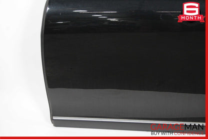 07-13 Mercedes W221 S550 S600 Rear Left Driver Side Exterior Door Shell Black