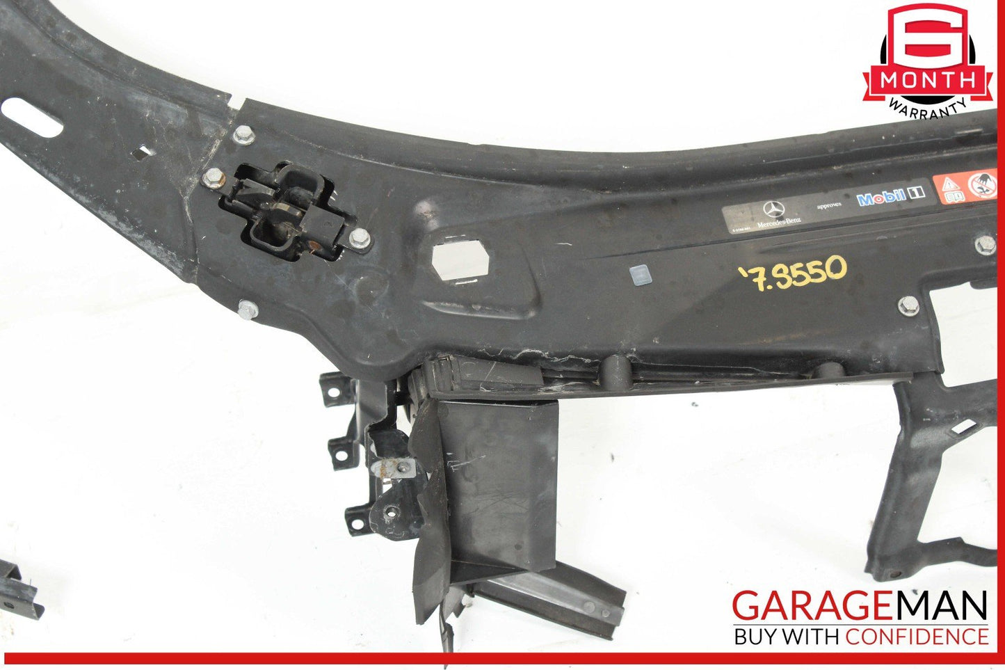 07-09 Mercedes W221 S550 Upper Radiator Core Support Headlight Bracket OEM