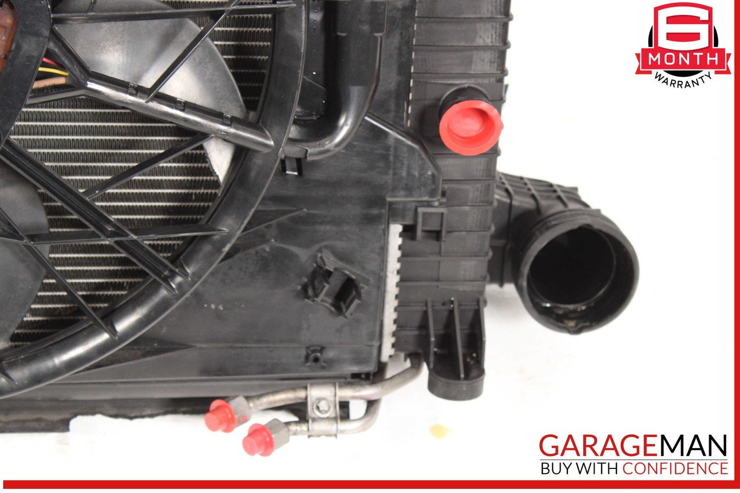 Mercedes W211 E320 Engine Motor Cooling Fan Radiator A/C Condenser Assy OEM