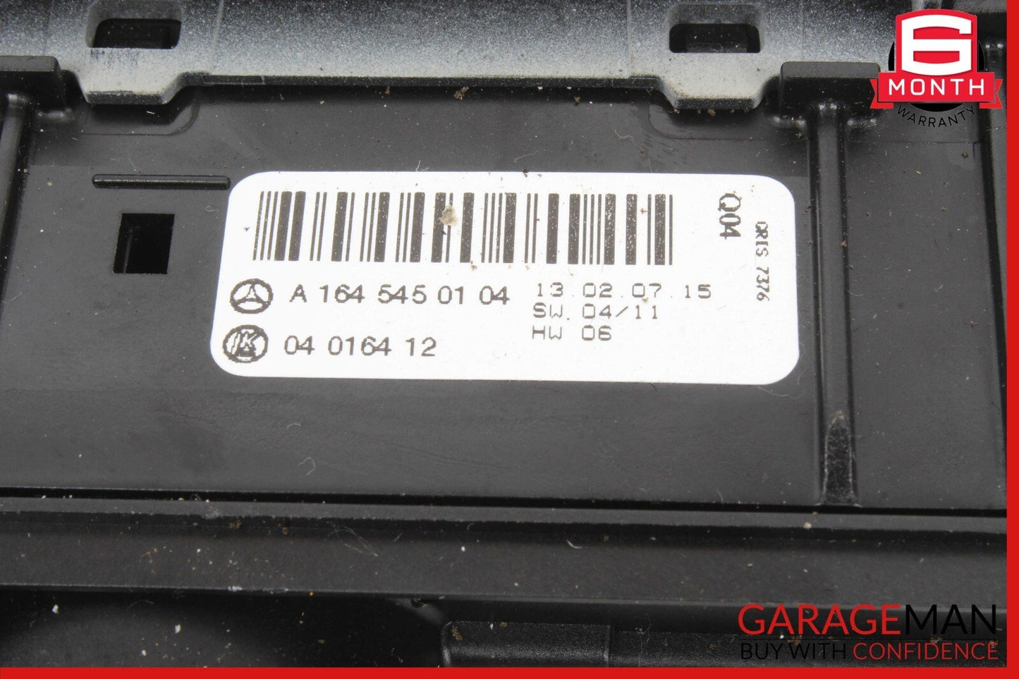 06-13 Mercedes W164 ML350 GL450 Dash Headlight Control Switch Module Unit