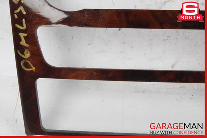 06-12 Mercedes X164 GL450 ML350 Center Console Control Trim Panel Wood Bezel