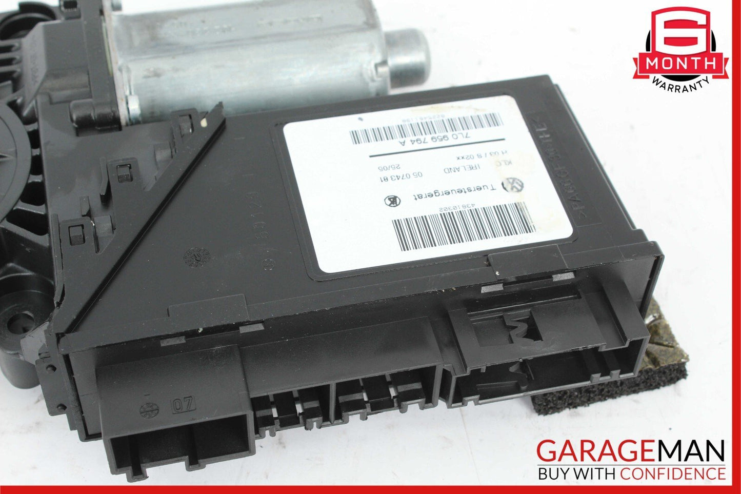 03-10 Porsche Cayenne S 955 957 Rear Right Side Door Window Regulator Motor OEM
