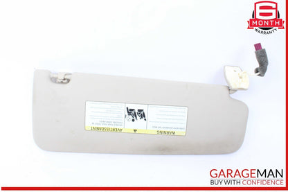 11-16 BMW 528i 535i 550i F10 Front Left Driver Side Sunvisor Sun Visor OEM