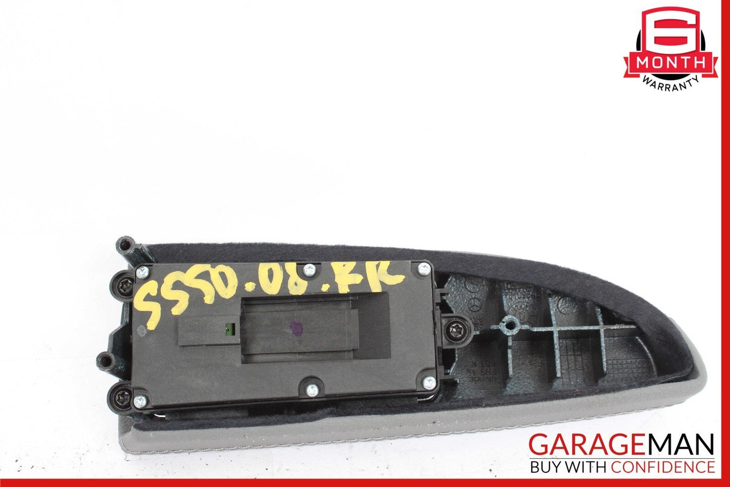 07-13 Mercedes W221 S550 Rear Right Side Door Window Switch Control Trim Grey