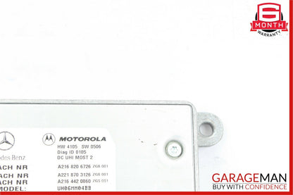 07-09 Mercedes W221 S550 CL600 Bluetooth Mobile Cell Phone Control Module OEM
