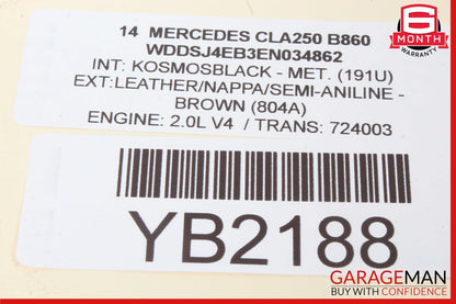 13-19 Mercedes W117 CLA250 Headlight Fog Light Switch Control Module OEM