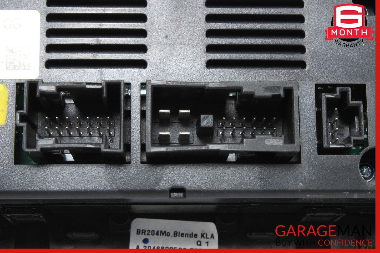 12-14 Mercedes W204 C350 C63 AC A/C Heater Climate Control Switch Trim Assembly