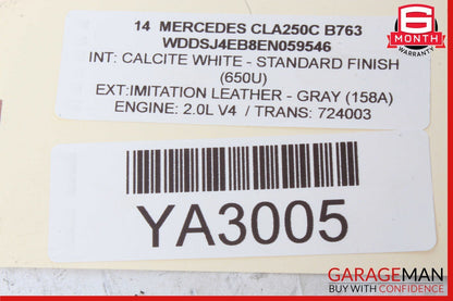 14-19 Mercedes W117 CLA250 CLA45 Front Right / Left Dash AC A/C Air Vent Grille