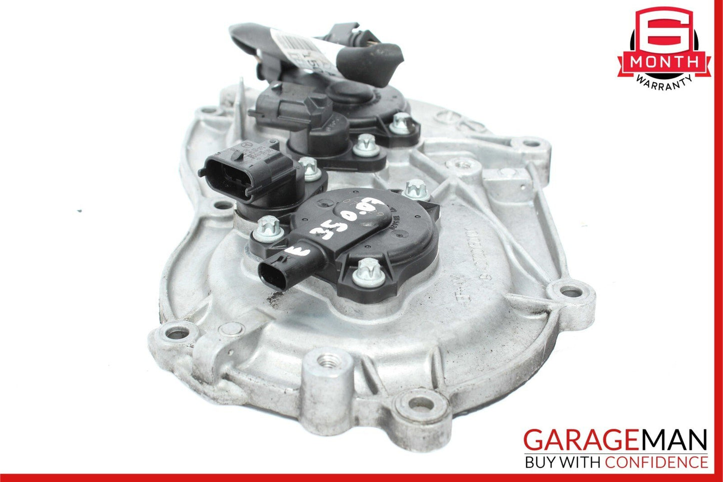 06-13 Mercedes W211 E350 S550 Front Right Engine Timing Chain Cover Plate OEM