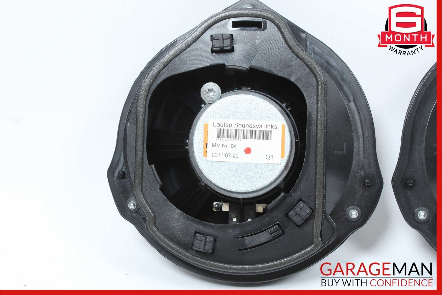 12-15 Mercedes W204 C250 Coupe Rear Right & Left Door Sound Speaker 2048206102