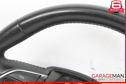 13-17 Audi Q5 Front Left Driver Side Multifunctional Steering Wheel Black OEM