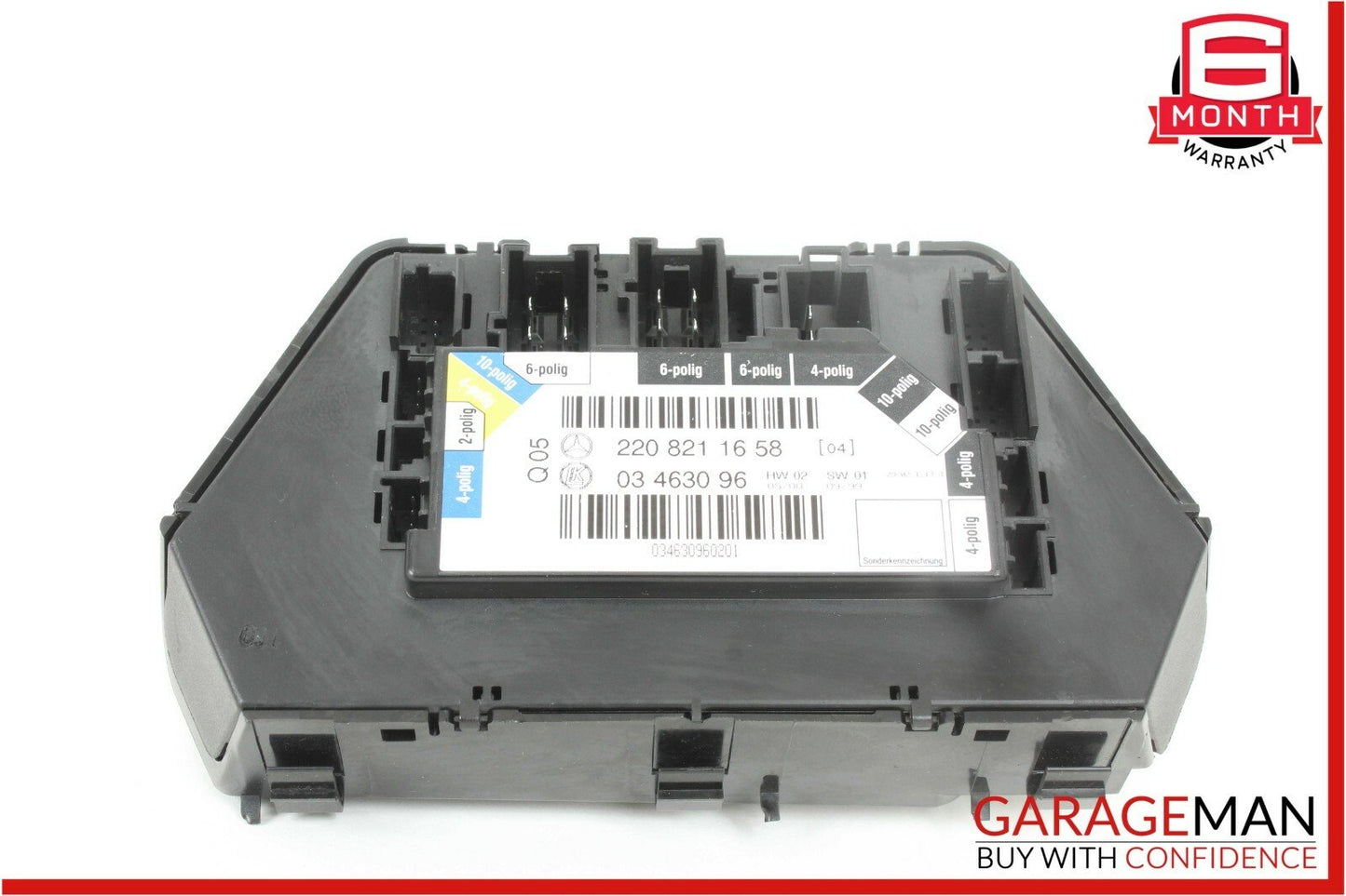 00-06 Mercedes W220 S500 Rear Right Passenger Side Seat Switch Control Module