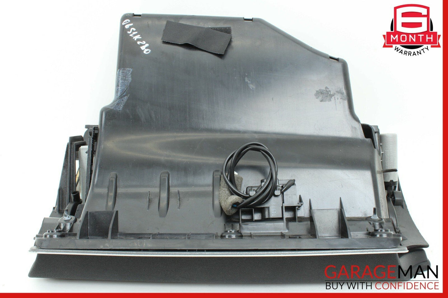 05-11 Mercedes R171 SLK280 Dashboard Glove Box Storage Tray Cover Panel Black
