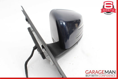 12-14 Mercedes W204 C250 Front Left Side Mirror Door Rear View Glass Blue OEM